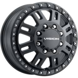 Vision Wheel 408 Manx 2 17x6.5 8x210 121.35mm Satin Black 408A7679SBF