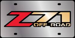 Eurosport Daytona - Eurosport Daytona 1330-2 Stainless License Plate Chevrolet Z71 Logo - Image 1