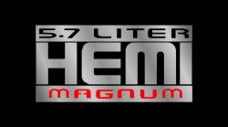 Eurosport Daytona - Eurosport Daytona 2428N-1 Lazer-Tag License Plate Hemi 5.7 Logo for Dodge - Image 1