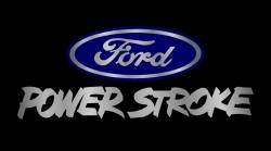 Eurosport Daytona - Eurosport Daytona 2502-1 Lazer-Tag License Plate Ford Power Stroke Logo - Image 1