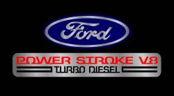 Eurosport Daytona - Eurosport Daytona 2508-1 Lazer-Tag License Plate Ford Power Stroke Logo - Image 1