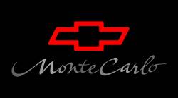 Eurosport Daytona - Eurosport Daytona 3317-1 Carbon Steel License Plate Monte Carlo Bowtie Logo - Image 1