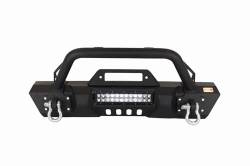 Fishbone Offroad - Fishbone Offroad FB22004 Front Stubby Winch Bumper for 07-18 Wrangler - Image 1
