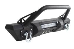 Fishbone Offroad - Fishbone Offroad FB22004 Front Stubby Winch Bumper for 07-18 Wrangler - Image 7