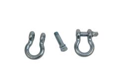 Fishbone Offroad - Fishbone Offroad FB21037 Heavy Duty 0.75" D-Ring Set Zinc 2Pc - Image 3