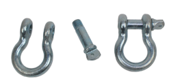 Fishbone Offroad - Fishbone Offroad FB21037 Heavy Duty 0.75" D-Ring Set Zinc 2Pc - Image 2