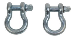 Fishbone Offroad - Fishbone Offroad FB21037 Heavy Duty 0.75" D-Ring Set Zinc 2Pc - Image 1