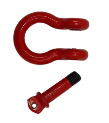 Fishbone Offroad - Fishbone Offroad FB21038 0.75" Heavy Duty D-Rings Red 2Pc - Image 2