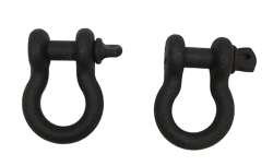 Fishbone Offroad - Fishbone Offroad FB21039 0.75" Heavy Duty D-Rings Gloss Black 2Pc - Image 1