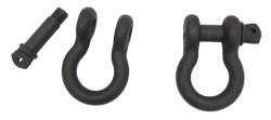 Fishbone Offroad - Fishbone Offroad FB21039 0.75" Heavy Duty D-Rings Gloss Black 2Pc - Image 2