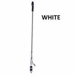 5150 Whips 72" Hyper Whip LED Safety Whip-White w/Magnet Mount & Flag-Each