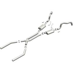 MagnaFlow 15899 Street Series Stainless Crossmember-Back System Straight-Through