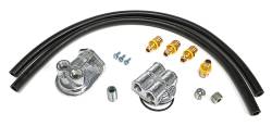 Trans-Dapt Performance - Trans-Dapt 1613 90-DEG Bypass Cast Aluminum Oil Filter Relocation Kit - Image 1