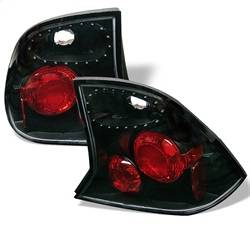 Spyder Auto - Spyder Auto 5003072 Black/Clear Euro Style Taillights for 00-04 Focus - Image 1