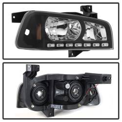 Spyder Auto - xTune Auto 5017635 Crystal Headlights Black/Clear - Image 2