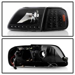 Spyder Auto - xTune Auto 5014184 Front Headlight Kit Black/Clear for 97-03 Expedition/F150 - Image 2
