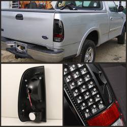 xTune Auto - xTune Auto 5012937 Black/Clear LED Taillights - Image 2