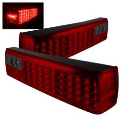 xTune Auto - xTune Auto 5012999 LED Taillights Red/Smoked for 87-93 Ford Mustang - Image 1