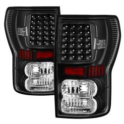 Spyder Auto - xTune Auto 5013200 Black/Clear LED Taillights - Image 1