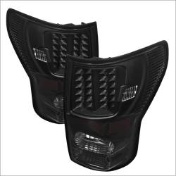 xTune Auto - xTune Auto 5070883 Black/Clear LED Taillights - Image 1