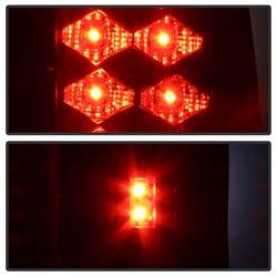 Spyder Auto - Spyder Auto 5077981 Black/Smoked LED Taillights - Image 1