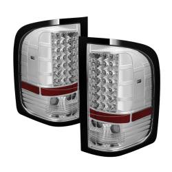 xTune Auto - xTune Auto 5073709 Chrome/Clear LED Taillights - Image 1