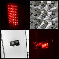 xTune Auto - xTune Auto 5073709 Chrome/Clear LED Taillights - Image 3