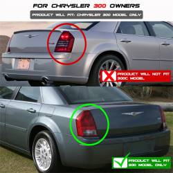 Spyder Auto - Spyder Auto 5083326 Black/Clear LED Taillights for 05-07 Chrysler 300 - Image 4