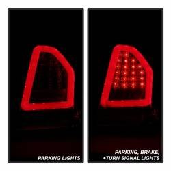 Spyder Auto - Spyder Auto 5083326 Black/Clear LED Taillights for 05-07 Chrysler 300 - Image 8