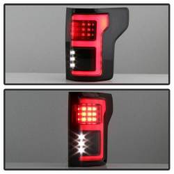Spyder Auto - Spyder Auto 5085337 Black LED Light Bar Taillights/Smoke for 15-18 Ford F150 - Image 8