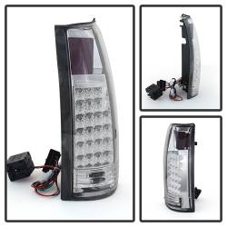 Spyder Auto - xTune Auto 9022432 Chrome/Clear LED Taillights - Image 2