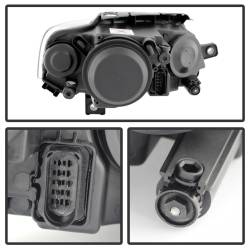 xTune Auto - xTune Auto 9025570 Projector Style Headlights Chrome/Clear - Image 3