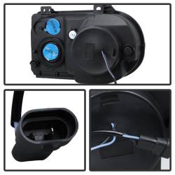 xTune Auto - xTune Auto 9026584 Black Projector Style Headlights for 05-10 Chrysler 300C - Image 3