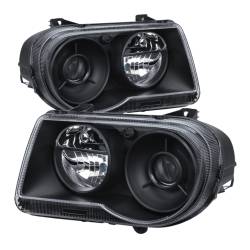 xTune Auto - xTune Auto 9026584 Black Projector Style Headlights for 05-10 Chrysler 300C - Image 1