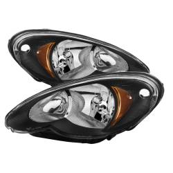 xTune Auto - xTune Auto 9026256 Crystal Headlights Black/Clear - Image 1