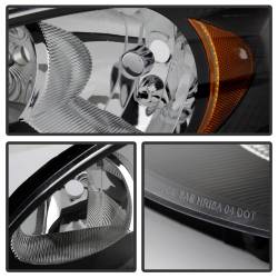 xTune Auto - xTune Auto 9026256 Crystal Headlights Black/Clear - Image 2