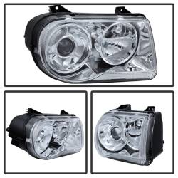 xTune Auto - xTune Auto 9026614 Projector Style Headlights Chrome/Clear - Image 2