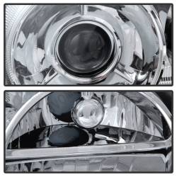 xTune Auto - xTune Auto 9026614 Projector Style Headlights Chrome/Clear - Image 5