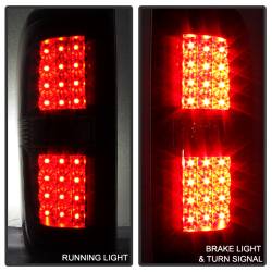 Spyder Auto - xTune Auto 9025624 Black/Clear LED Taillights 09-14 Ford F150 - Image 3