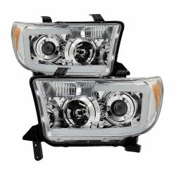xTune Auto - xTune Auto 9027895 Projector Style Headlights Chrome/Clear - Image 1
