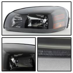 xTune Auto - xTune Auto 9026515 Crystal Headlights Black/Clear - Image 2