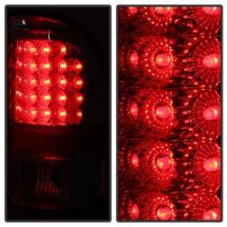 xTune Auto - xTune Auto 9027017 Black/Clear LED Taillights for 04 Dodge Dakota - Image 5