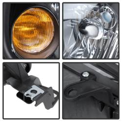 xTune Auto - xTune Auto 9026911 Black/Clear Crystal Headlights - Image 4