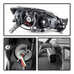 xTune Auto - xTune Auto 9028274 Chrome Haologen Headlights for 08-14 Subaru Impreza WRX - Image 4