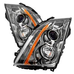 xTune Auto - xTune Auto 9027246 Projector Style Headlights Chrome/Clear - Image 1
