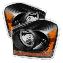 xTune Auto - xTune Auto 9027291 Black/Clear Headlights for 04-05 Dodge Durango - Image 1