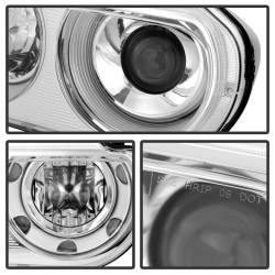 xTune Auto - xTune Auto 9027284 Projector Style Headlights Chrome/Clear - Image 2