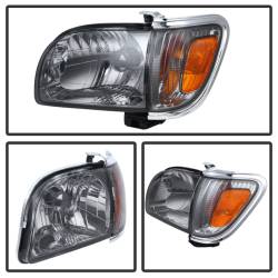 xTune Auto - xTune Auto 9027475 Crystal Front Headlight Kit Chrome/Smoked - Image 2
