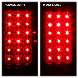 Spyder Auto - xTune Auto 9027635 Black/Clear LED Tail Lights - Image 4