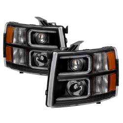 Spyder Auto - xTune Auto 9027796 Projector Style Headlights Black/Clear - Image 1